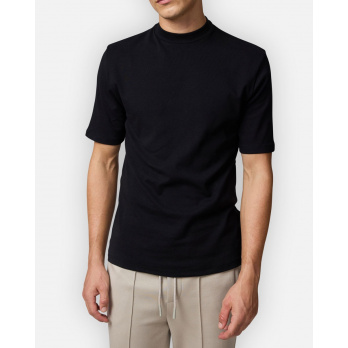 KIEFERMANN - Herren Shirt mit Halbarm und Rundhalsausschnitt Paddys - Black