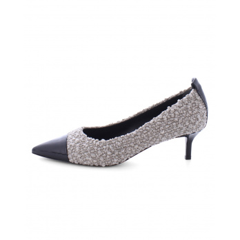 KENNEL&SCHMENGER - Damen Pumps London Softlack Boucle - Schwarz Taupe