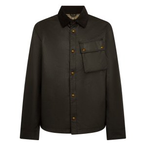 BELSTAFF - Herren Wachs Jacke - Ground Jacket - Faded OIiv